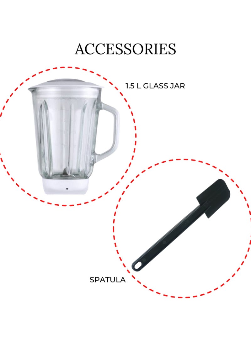 ميباشي خلاط وعاء 3 في 1 بسعة 6.5 لتر - Image 2